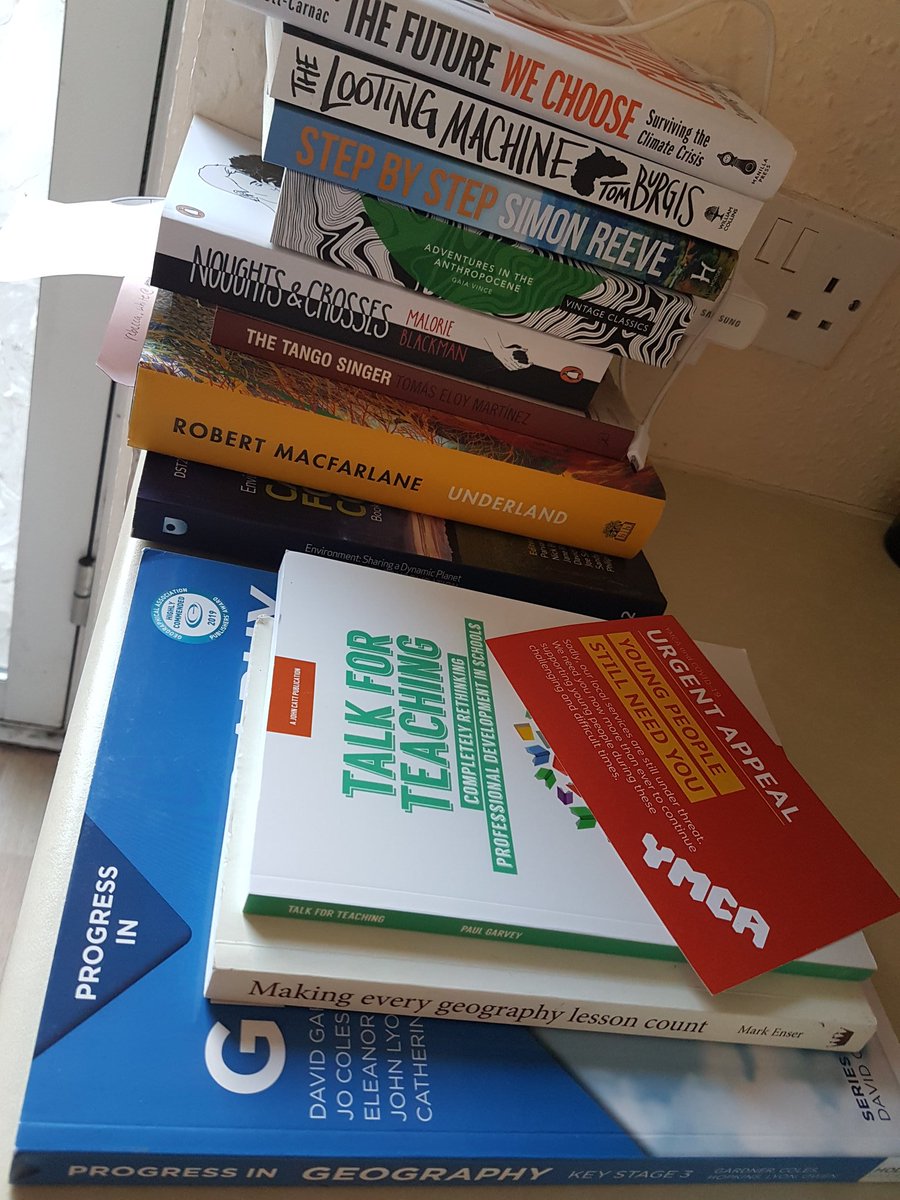 pumpkinfaeries's tweet photo. My literacy/lesson inspiration pile being worked through this lockdown period #resources #readingwide https://t.co/3im96cG6e7
