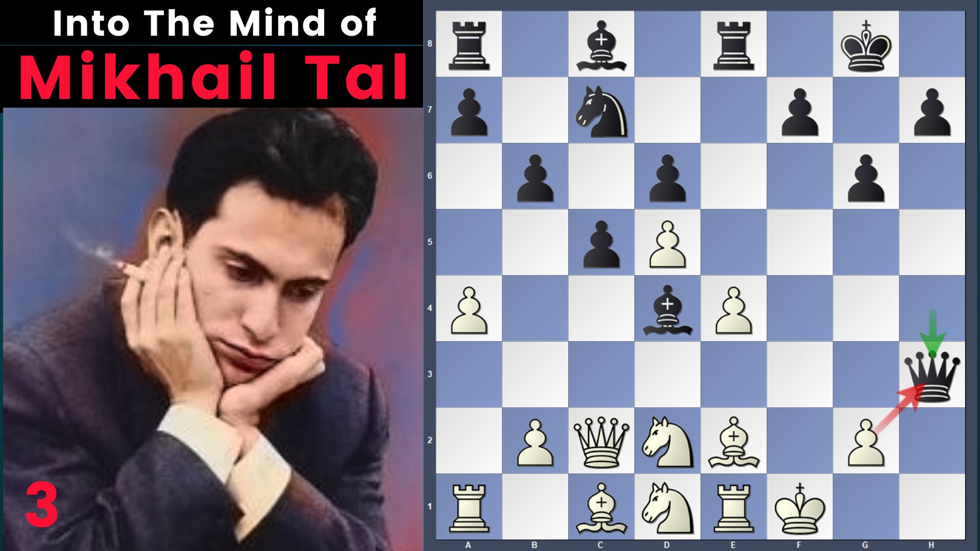 Chess with Gabriel on X: Mikhail Tal Best Games Ep.3 Gurgenidze vs Tal   Benoni Defense Watch The Crushing Novelty!  and  Please Share With Friends :) #MikhailTal #Chess  / X