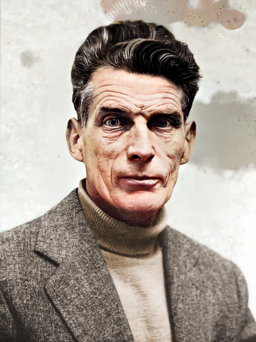 irelandincolour's tweet photo. Samuel Barclay Beckett (born in Foxrock 114 years ago today) was an Irish novelist, playwright, short story writer, theatre director, poet, and literary translator

He was a Paris resident for most of his adult life

Photo <March 1964

Source: https://t.co/0ySKc0YD7W @wikicommons https://t.co/r6jdqlm4sn