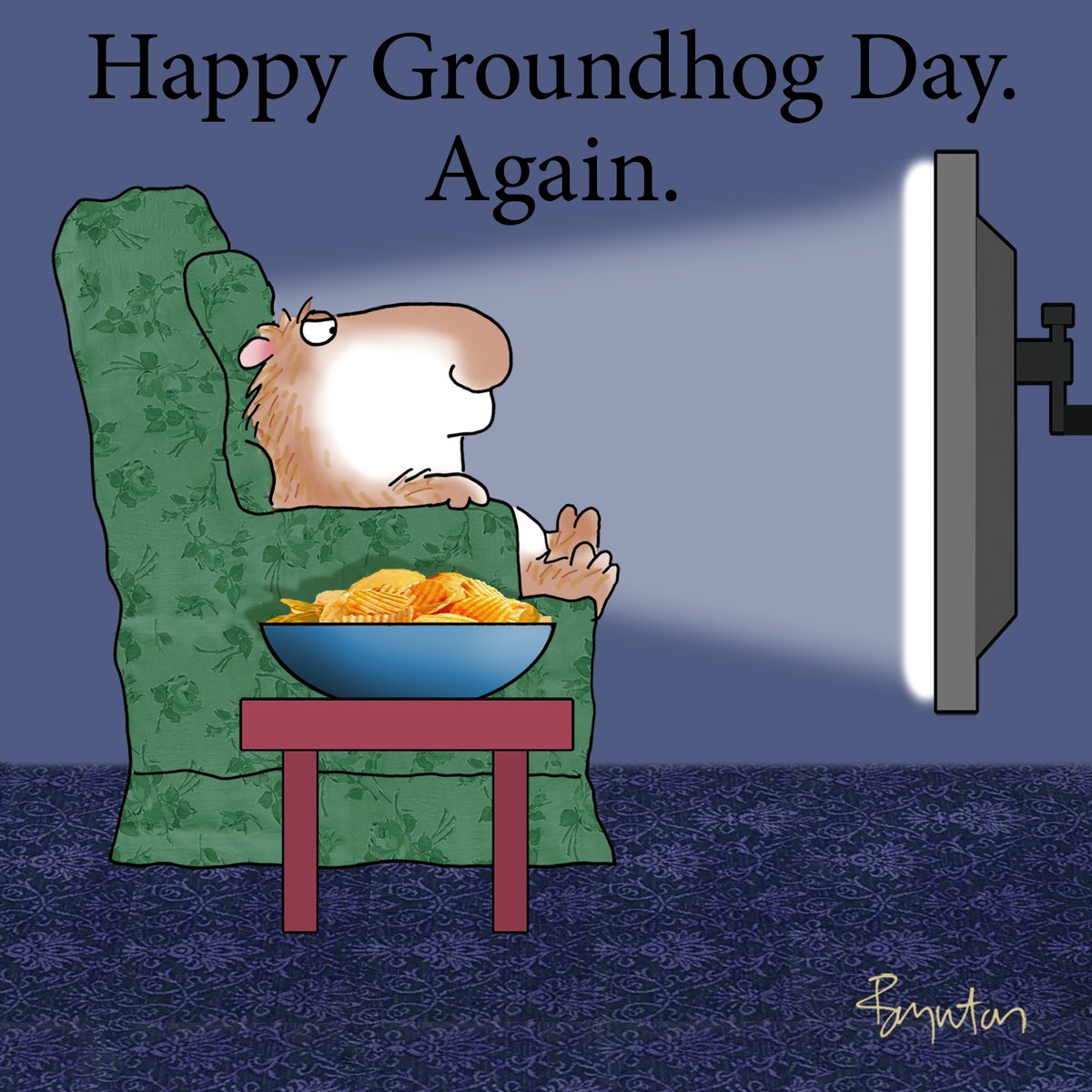 SandyBoynton's tweet photo. Okay, Campers, rise and shine. #GroundhogDay #DejaVu #DejaVu https://t.co/aWsoNvqsnu