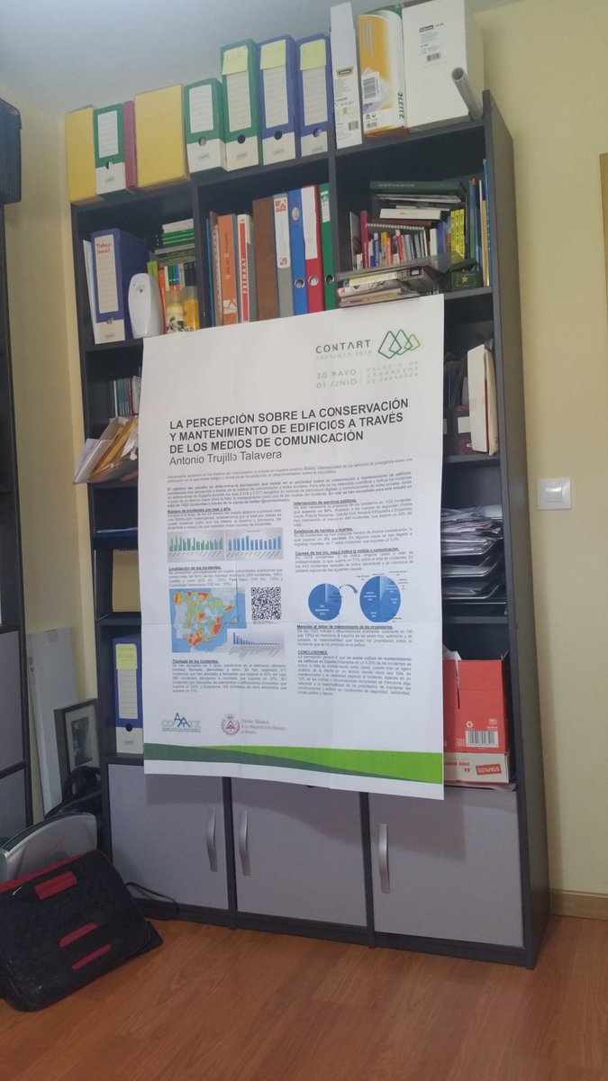atrujillo_AT's tweet photo. AmzPhotos me recuerda que hace dos años estaba haciendo pruebas de impresión del cartel de mi comunicación y preparando la ponencia de la mesa redonda de la profesión para @CongresoCONTART .
Ahora debería estar preparando el viaje para #CONTART2020 en Ibiza.
¿Qué pasará al final? https://t.co/ZYpNPsM6Jm