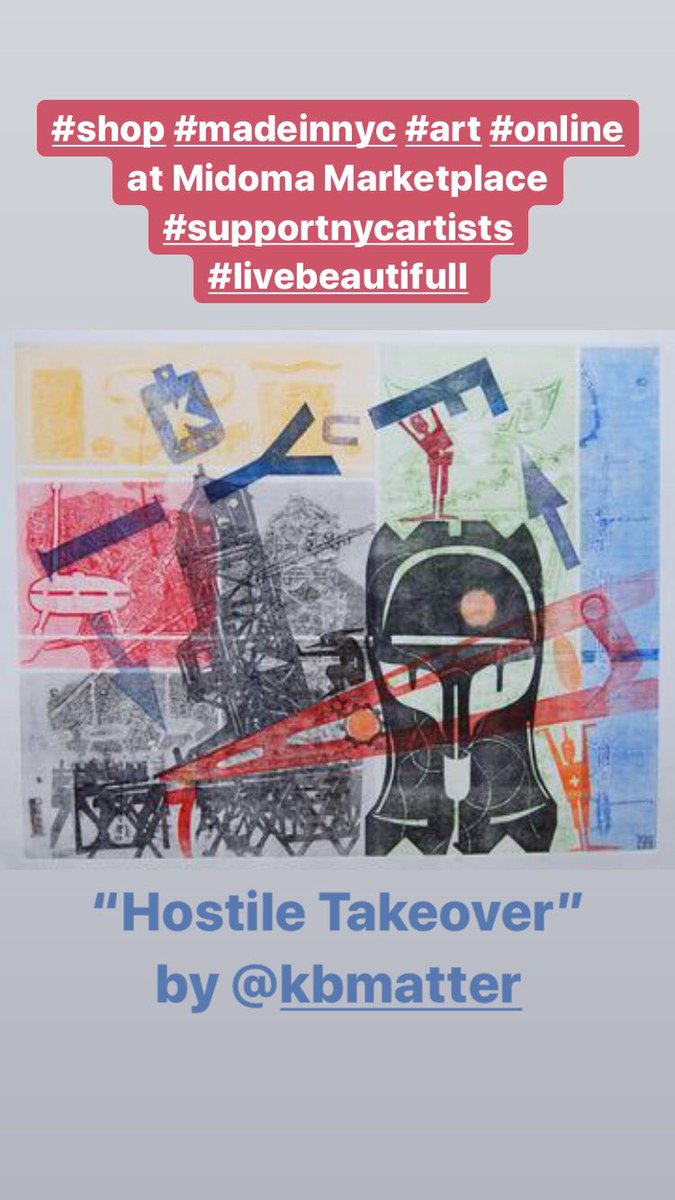 #shopsmall #shopmadeinnyc #art @kbmatter <a href="/MIDOMANYC/">MIDOMA</a> marketplace.midoma.com