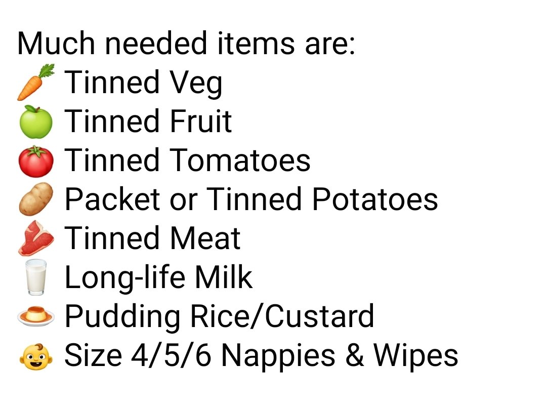 Ballynurenews's tweet photo. Collection for @n_abbeyfoodbank tonight on Main Street @BallynurePres from 18:30 to 19:30. All non-perishable items welcome 🌈💞 #better_in_ballynure #buyonemore https://t.co/y0A36Ct3Rv