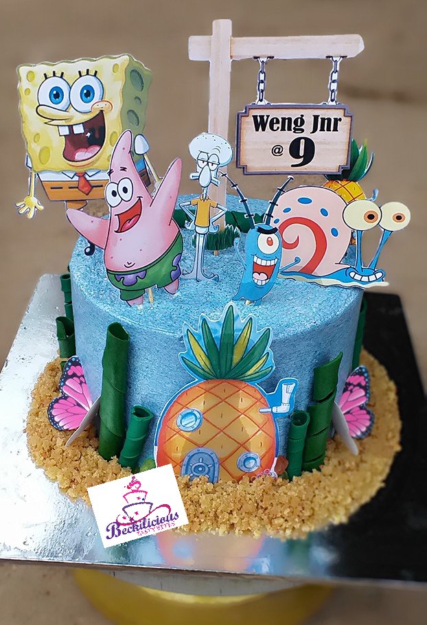 BeckiliciousTa1's tweet photo. #spongebobcakes #boyscakes #TasteLikeNoOther #JosSlayBaker247 #josbaker #BTB 🎂🎂 https://t.co/IAKDKJtMhC