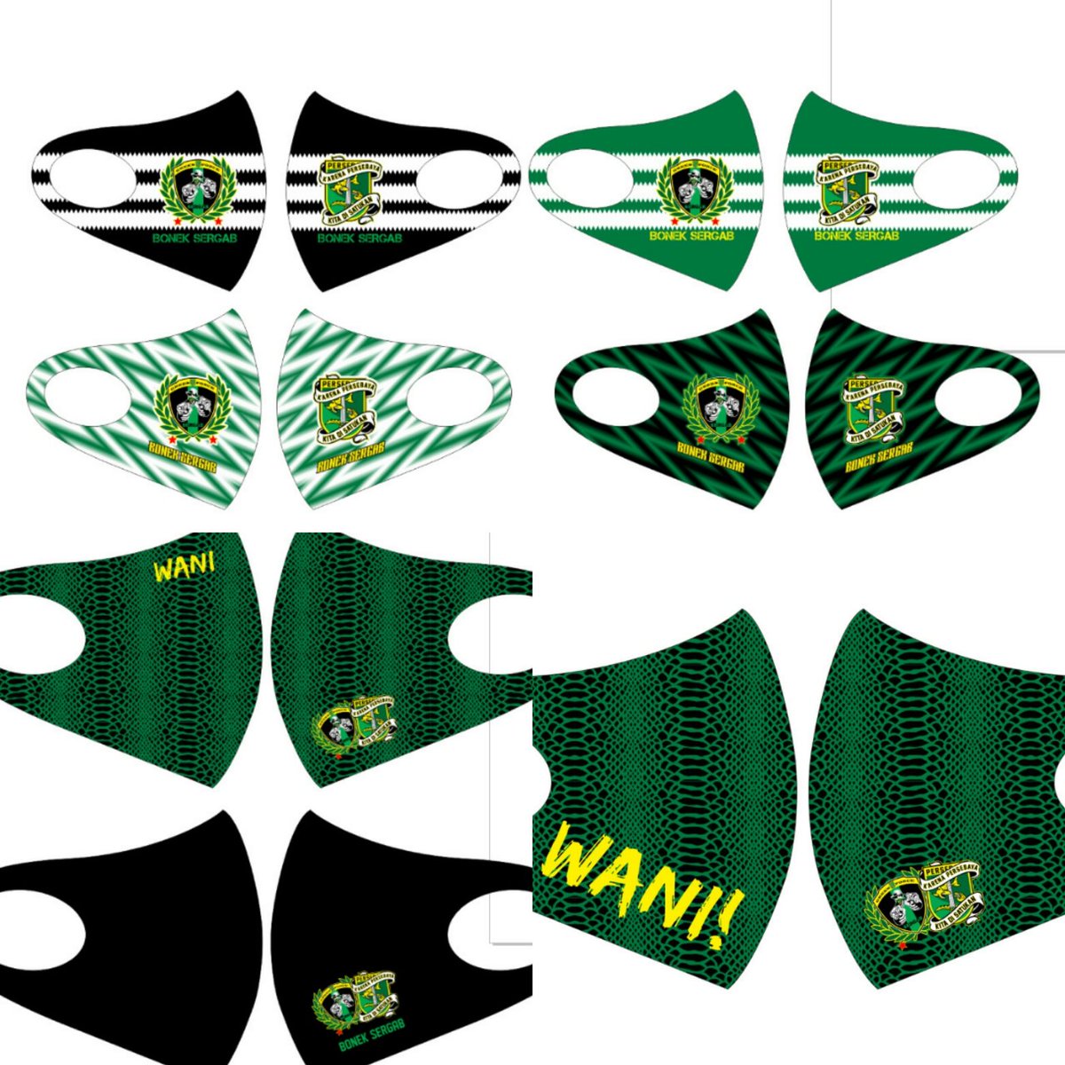 tobat27's tweet image. Monggo sng tumut pesen masker print Scuba Bonek SERGAB 

#15rb