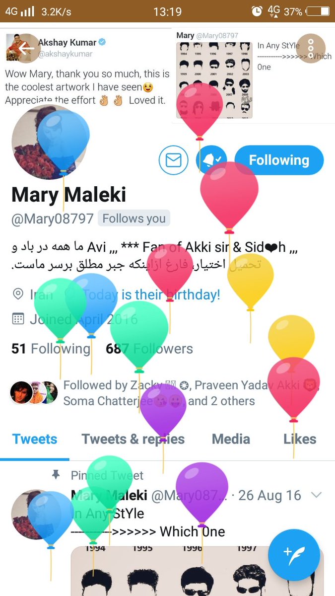 vinay_wasnik's tweet photo. Many Many Happy Birthday to you My dear friend Marry Allah bless you &amp; have a successful year ahead 😘😇😇😍 @Mary08797 https://t.co/wtybnot11G