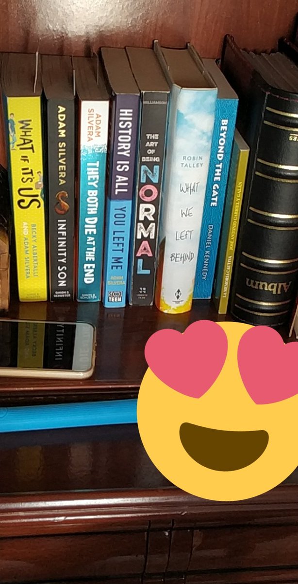 GuyFromTheStars's tweet photo. My LGBTIQ+ books collection keeps growing. I still need #MoreHappyThanNot by @AdamSilvera but I'm waiting for the edition with the extra ending.
Also I love @simonschuster editions. They look so cute.
#Read #Reading https://t.co/HyIHYM8kl8