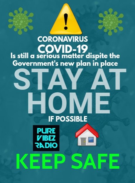 PureVibez1's tweet photo. ATTENTION!!! - It is Wednesday and the new Government's phased plan starts today. This doesn't mean go out and back to normality. It is go to work if you can or work from home if you can. You can be out a little more with your family who live with you or members in your household https://t.co/TxPfxG1af1