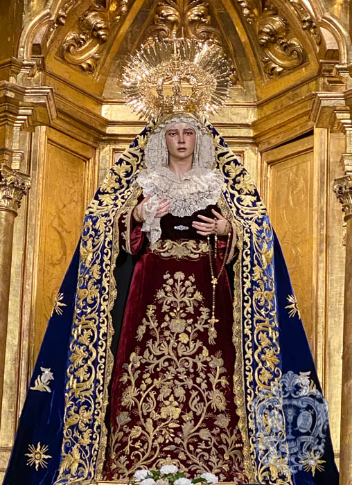 hdadsantamarta's tweet photo. Nuestra Señora de las Penas preside el Altar Mayor de San Andrés de forma excepcional para celebrar los cultos de mayo en su honor.

https://t.co/rAVhCElfIn

#CharitasChristiUrgetNos #SantaMartaCercaDeTi #MayoMesdelaVirgen https://t.co/Q8TFf0prWt