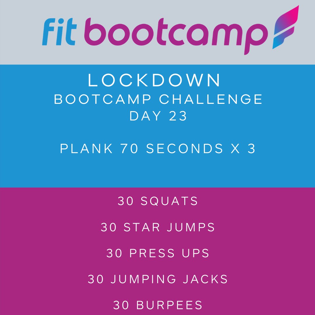 FITBC's tweet image. Morning!  Just a straight plank for 70 secs today and only 3 of these please!💪 We're always here for some extra encouragement 07973 358703  #fitnessforlife #plank #mindfulness #dailychallenge #keephealthy #lockdownfitness #lockdownworkout #harpenden #30dayplankchallenge