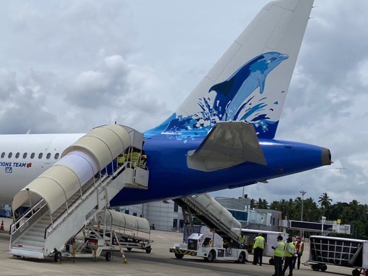 MaldivianAero's tweet photo. #Maldivian with 20310 Kgs of perishables -our highest record thus far! -has just departed from #TRV to @VelanaAirport.These successful freighters are a testament that our teams are focused on assuring the continuity of supply is being transported smoothly to communities.🇲🇻 https://t.co/gYhxSdG2ua