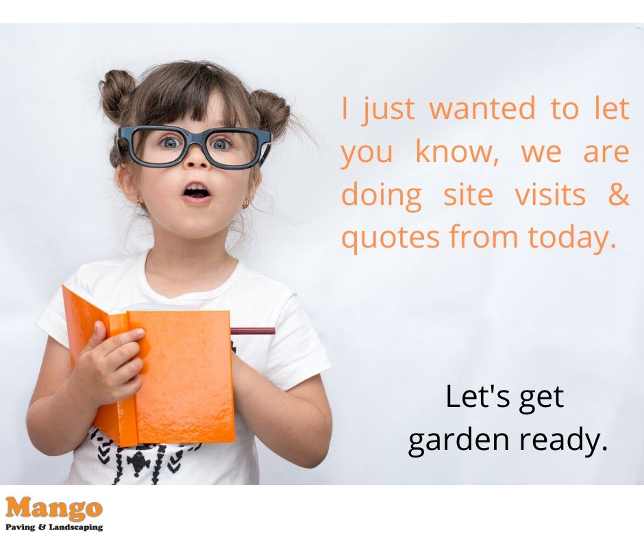 MangoExeter's tweet image. Following the PM's address on Sunday 10 May, we will now be quoting again from today, Wednesday 13 May 2020, ready to make the garden magic happen.