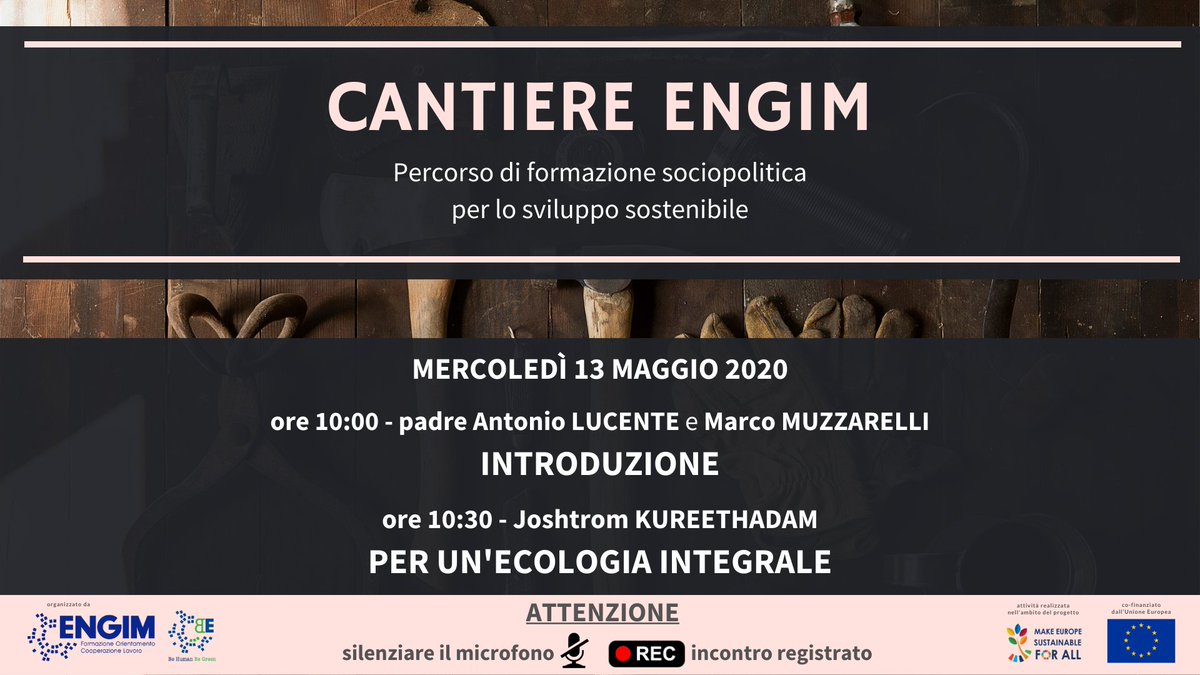 FondazioneENGIM's tweet image. La 2° sessione di #CantiereENGIM è in #webedition: al via la #formazione socio-politica riservata ai collaboratori #ENGIM con un panel di interventi di alto livello che arricchirà le prossime 3 giornate. La formazione deve essere una costante nella vita, anche per i formatori!