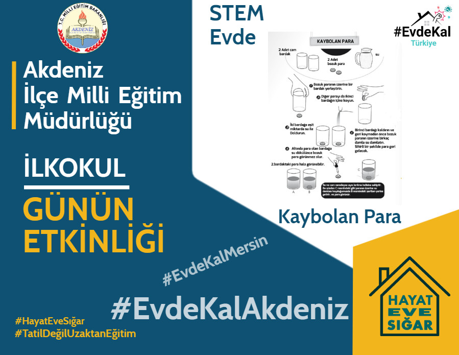 AkdenizilceMem's tweet photo. "Akdeniz Evimiz, Evimizde Etkinlikteyiz!"
Haydi çocuklar ailemizle birlikte etkinliklerimizi hep beraber yapalım. 

İlkokullar için günün etkinliği!

#TatilDeğilUzaktanEğitim

@ziyaselcuk
@tcmeb
@aliihsansu_
@muhittinpamuk
@AdemKoca46
@AdemSimsek33
@MersinMEM https://t.co/a1vUEQmMcL