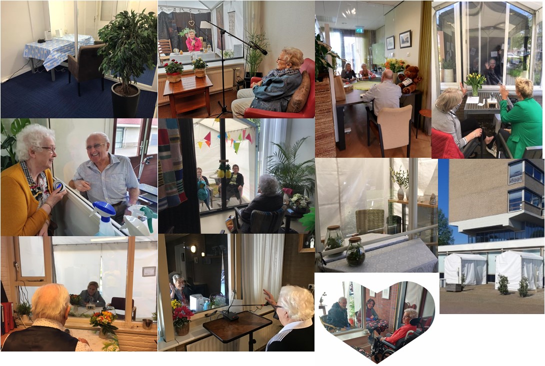 Mooie initiatieven binnen onze locaties maken mogelijk dat bewoners en familieleden elkaar van dichterbij kunnen ontmoeten.