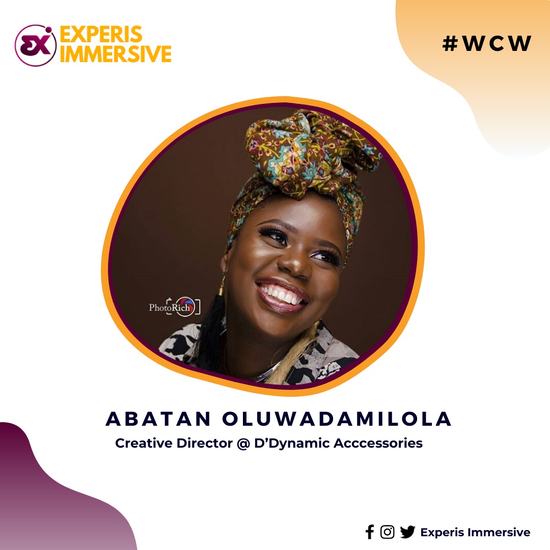 Experisimmerse's tweet image. Meet our #WCWednesday wonder woman🤗

We celebrate Abatan Oluwadamilola @__Boshuu, the creative director at D'Dynamic Accessories Abuja, a leading rings &amp;amp; bridal accessories store in Abuja.🤗

Thank you for being awesome👏

#experisImmersive #virtualtours 
#AbujaTwitterCommunity