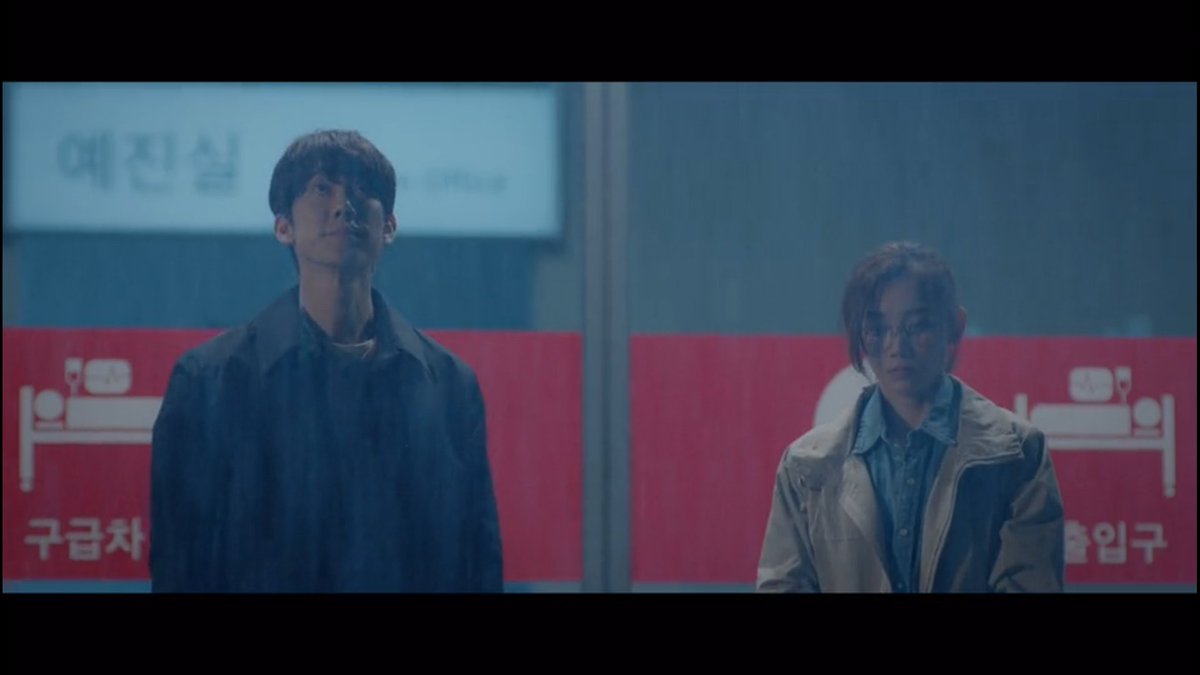October • Autumn• Gyeoul got dropped off my a guy. He said see you at home ( banmal). Jeongwon smiled when he realized something that it could be a relative•Gyeoul learned how to explain in lay mans term to guardians. • Jeongwon proud smile, Gyeoul smile too.  #WinterGarden