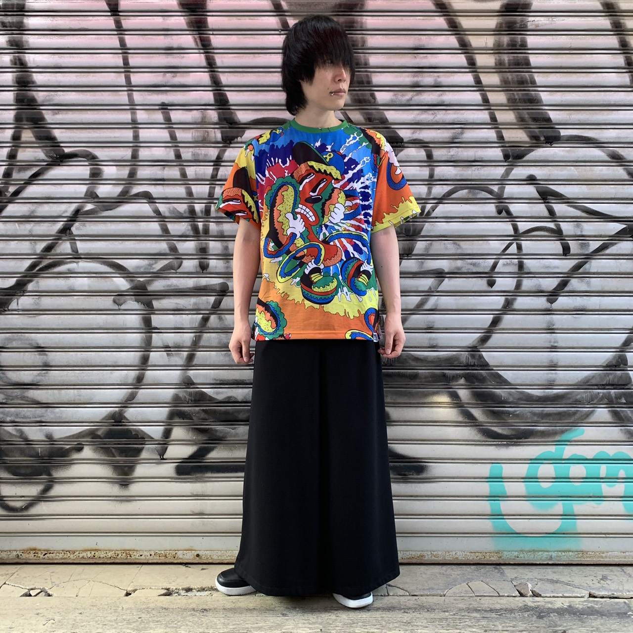 原宿 Acryl Bones Di Twitter メンズに送る新作tシャツ 原色ファッション派には サイケデリックpop Tシャツ 目立ちたい カラフル好きにはおすすめ ホットドッグというアメリカンなキャラがカワイイ Nuezzz Hot Psyche Dog Delic All Over Print T Shirts