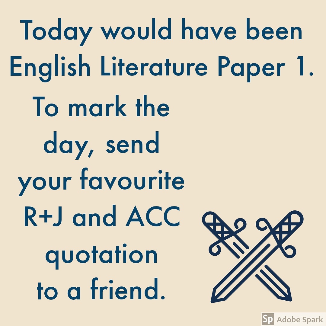 SWHS_English's tweet photo. Missing Year 11 today... https://t.co/IqUiJEwKFl