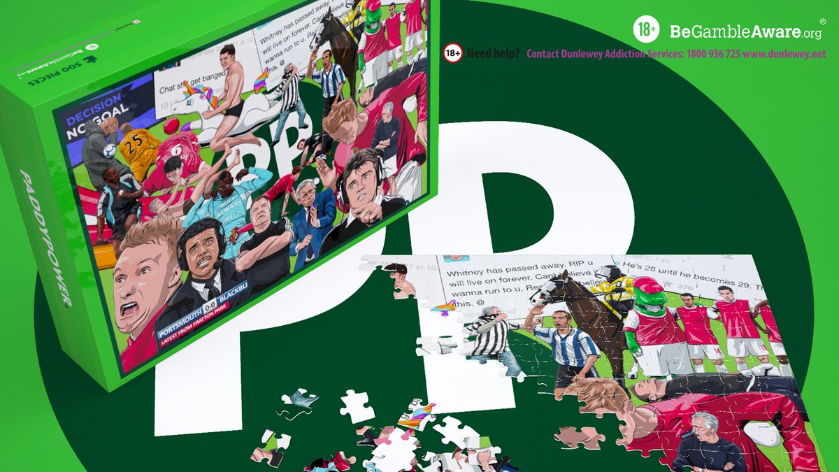 paddypower's tweet image. GIVEAWAY: Time to give away another 25 of our iconic football moments jigsaw.

Just look at it. Beautiful.

Simply follow us and RT this tweet to be in with a chance of winning. 25 winners named at 4pm today!