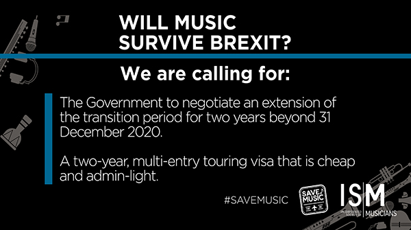 I support <a href="/SaveMusic2020/">Save Music</a> in calling for an extension to the transition period to recover time lost to #COVID19. The music sector has already been impacted by #Brexit and we cannot afford to experience irreversible damage. bit.ly/2LjGBs5