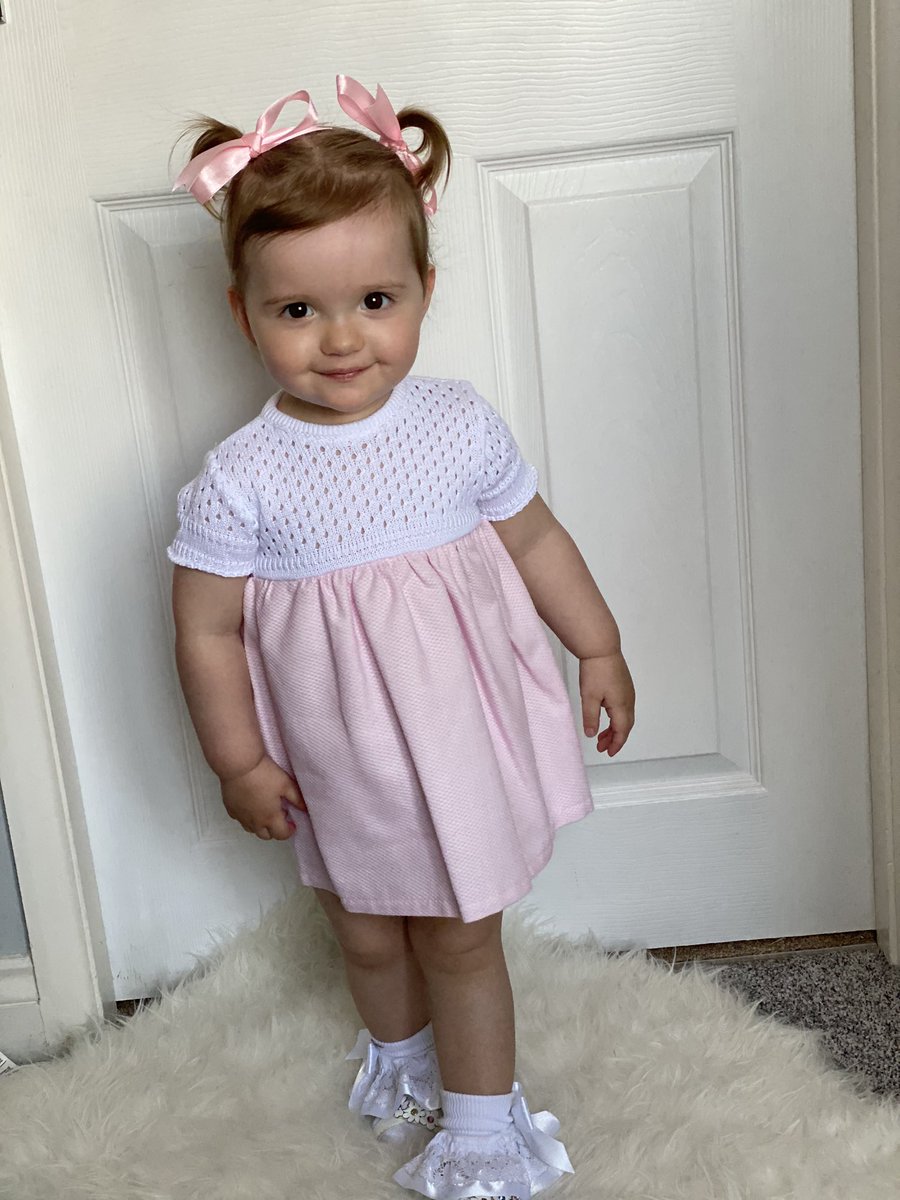 ThreadsTeds's tweet photo. Pex baby girls dress 💗 — 6-9 and 9-12 available —— #baby #babygirl #pex #dress #cute #traditional #babyclothing #babywear @ThreadsTeds https://t.co/PUNq3OZnHL