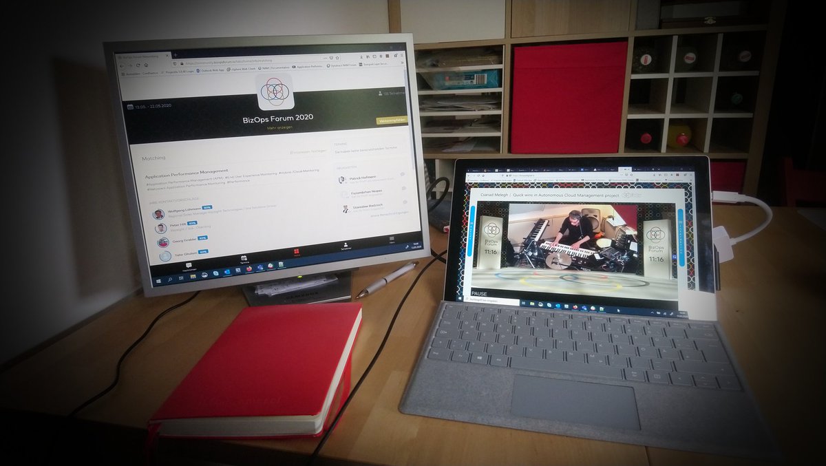 ol_wa11's tweet photo. Das virtuelle #BizOpsForum - ich bin vom Homeoffice aus dabei und freue mich auf weitere interessante Vorträge und Workshops! https://t.co/RgyDkfpPan