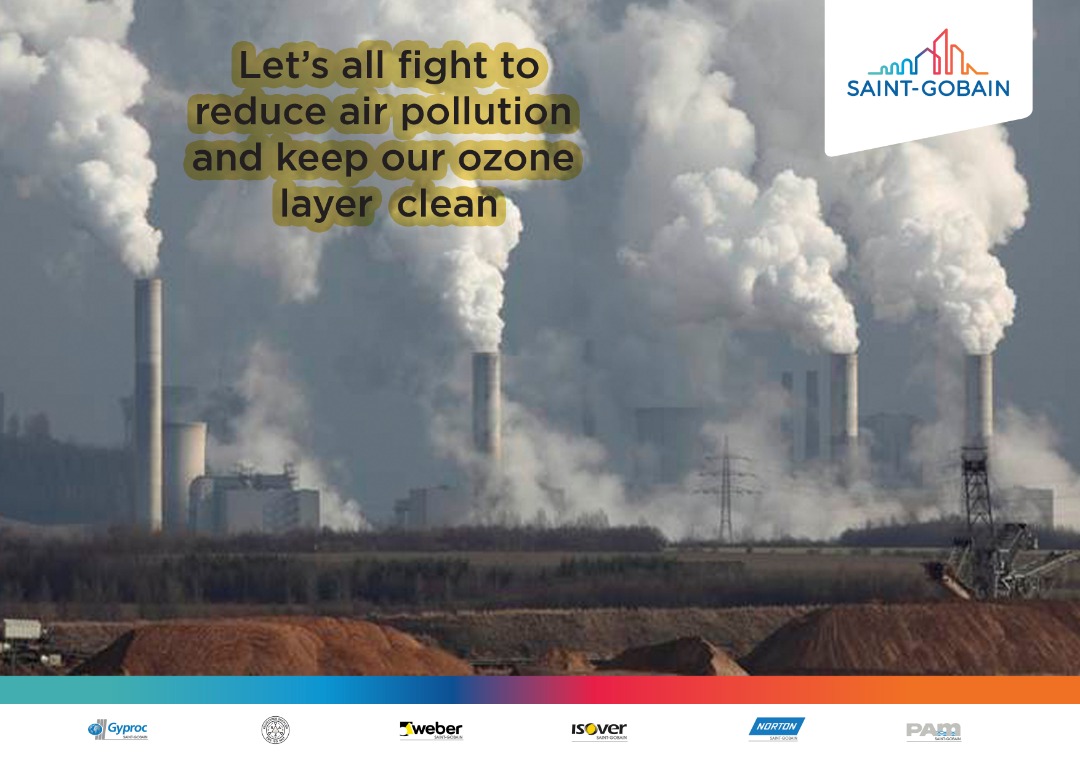 SGCPZIM's tweet photo. #MissiontoEarth
Keeping the O zone layer clean. Reducing pollution in the air is important for human health and the environment. Pollutants can also damage plants and buildings, and smoke or haze can reduce visibility.
#SaintGobain
#MissiontoEarth
#ReducePollution https://t.co/9YAuccQc5Y
