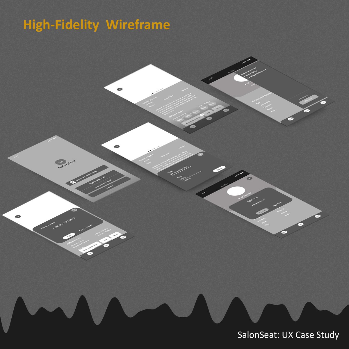 HIGH-FIWhen the Low-Fi was completed, I moved further to bringing the sketches a bit more to life. This time I moved from Photoshop (which I used for the sketching) to Adobe XD (where the magic will happen). In this phase, I did more of interface organization and other roles