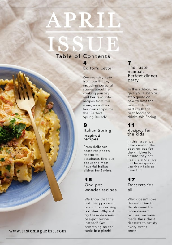 JCD_MediaS's tweet photo. And Alisha decided to create a food magazine! 🍝 #JCDyear12 #JCDmedia #JCDdistancelearning https://t.co/pH5qAhpYM2