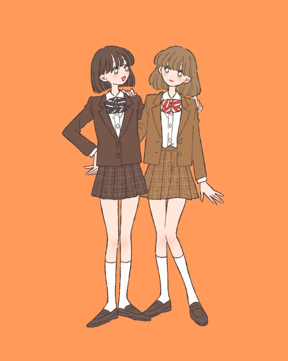Dキャラ風制服 たなかのイラスト