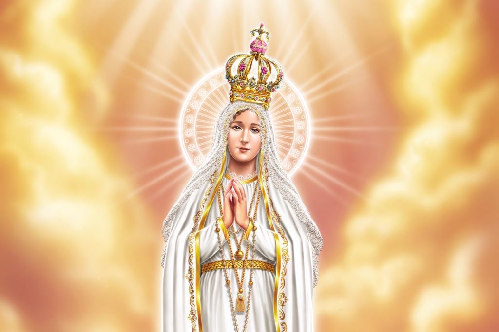 Sanctorum1830's tweet photo. Hoje, 13 de maio, é dia de Nossa Senhora de Fátima. A 13 de maio de 1917, na Cova da Iria, apareceu brilhando, a Virgem Maria. Trouxe aos três pastorinhos uma mensagem para Portugal e para o mundo. Sacrifício e penitência pelos pecadores!

Nossa Senhora de Fátima,
Rogai por nós https://t.co/pmKsKdOiMx