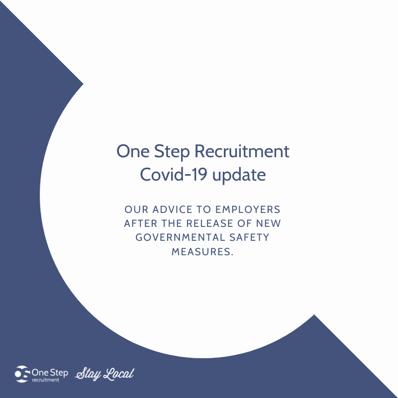 OneStepRecruit's tweet photo. News of the Government’s advice on how to safely work, or return to work, has been released.

https://t.co/MudZXo6gVh

For more information on how we’re supporting job seekers and employers with free work place advice simply call us!

01823 250025 https://t.co/XuAG3oNtIe