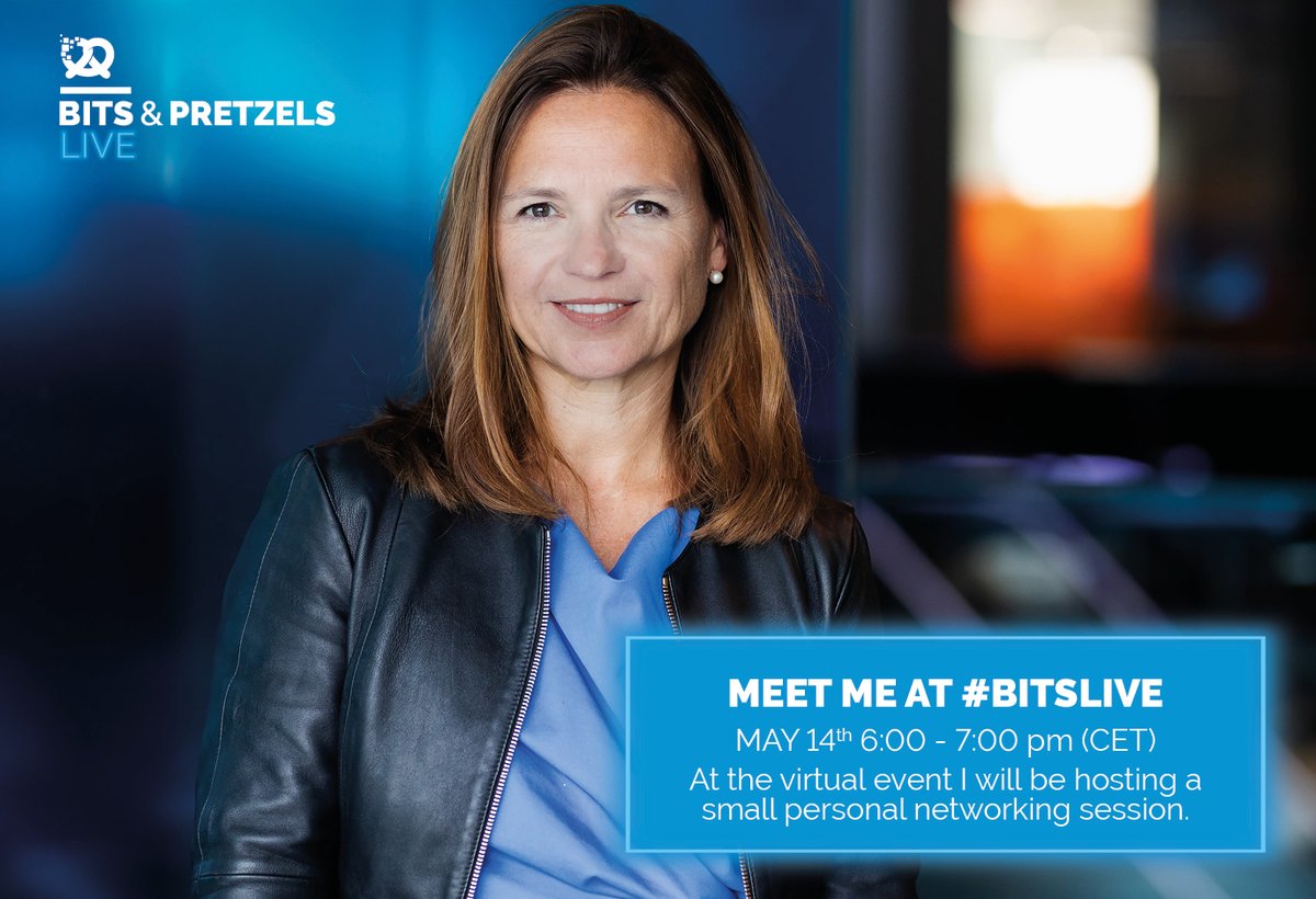 speedinvest's tweet photo. Join our partner Marie-Helene Ametsreiter (@mhm_marie) for virtual networking sessions @bitsandpretzels LIVE tomorrow (May 14) beginning at 6pm CET!
Ask questions. Get personal (honest) advice. Sign up here: https://t.co/CJCQN5V2fU
#bitslive #startups #KNOWLEDGE #VentureCapital https://t.co/ItS1n1uPd0