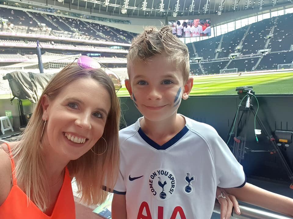 KatieRainbird's tweet image. Please give Luke a happy 8th birthday wish for today @LucasMoura7 #COYS #THFC #SpursAtHome