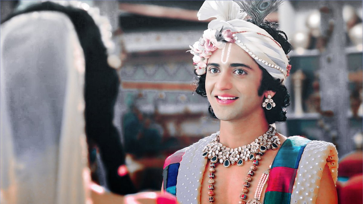 "tumhara naam kya hai""radhaaa.." #RadhaKrishn