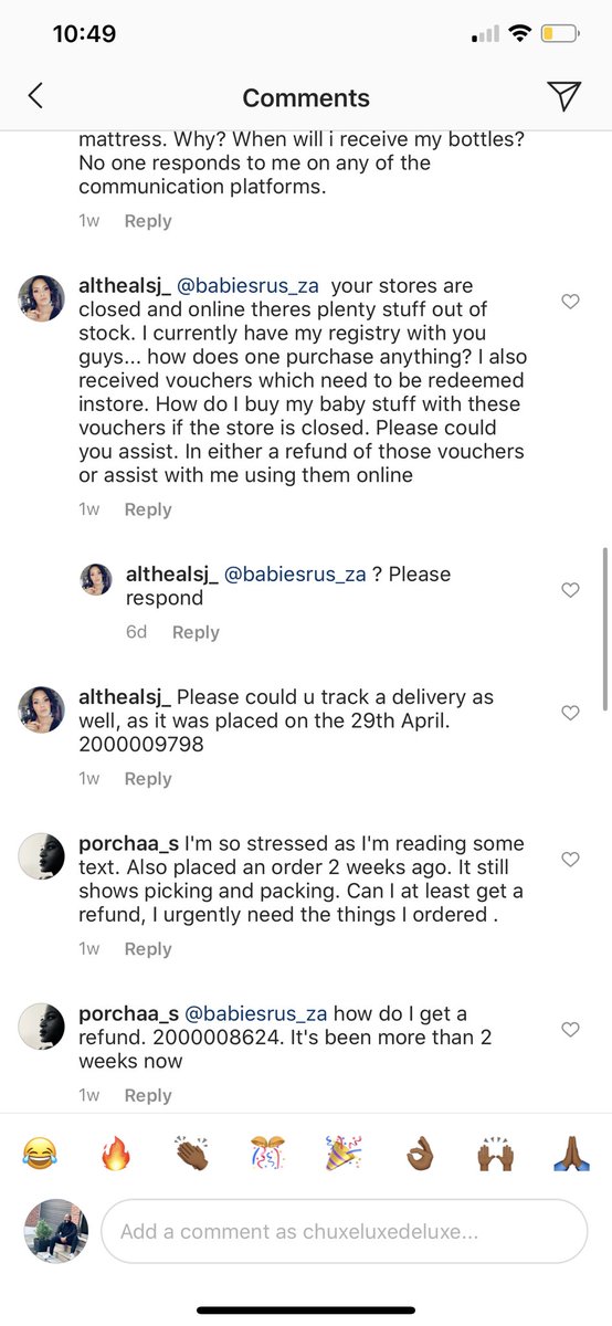babies r us track order