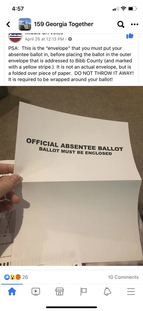 STEP 3: Send ballots with accompanying instructions that are FLAT OUT WRONG, and issue no public statement or education materials to assist confused voters. It’s fine. The counties can answer calls about this too. 6/