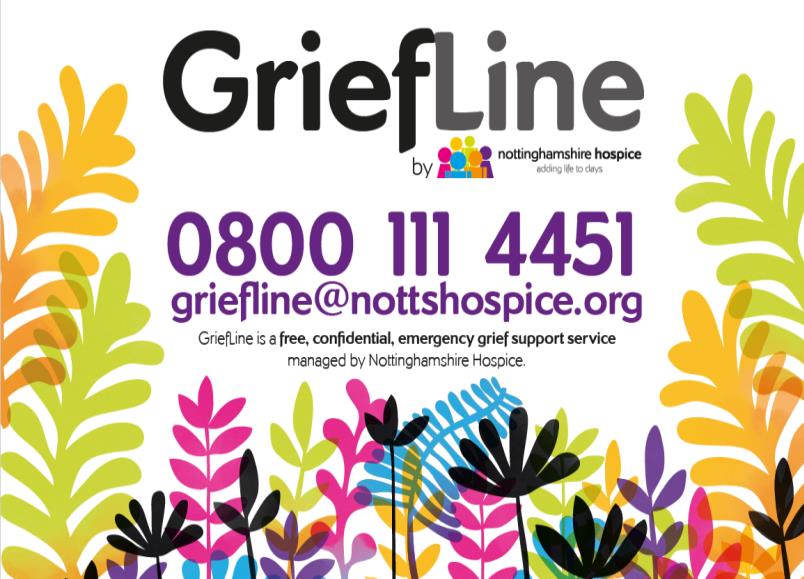 NHSNottsICB's tweet photo. The Grief Line has been set up by Nottinghamshire Hospice to support those who have been bereaved and are in need of support.

0800 111 4451.

griefline@nottshospice.org.

For more information, please visit: https://t.co/JD7JaPqBtV https://t.co/H2I35t7MSh