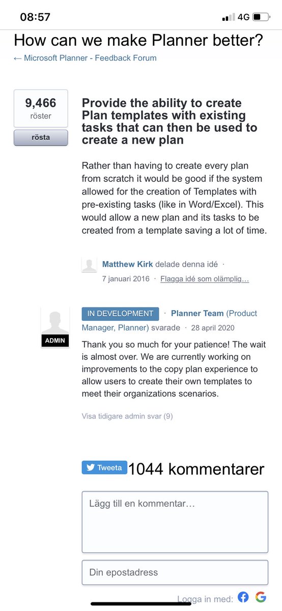 deltanr1's tweet image. New #MSPlanner template options under development ✅ #MicrosoftTeams