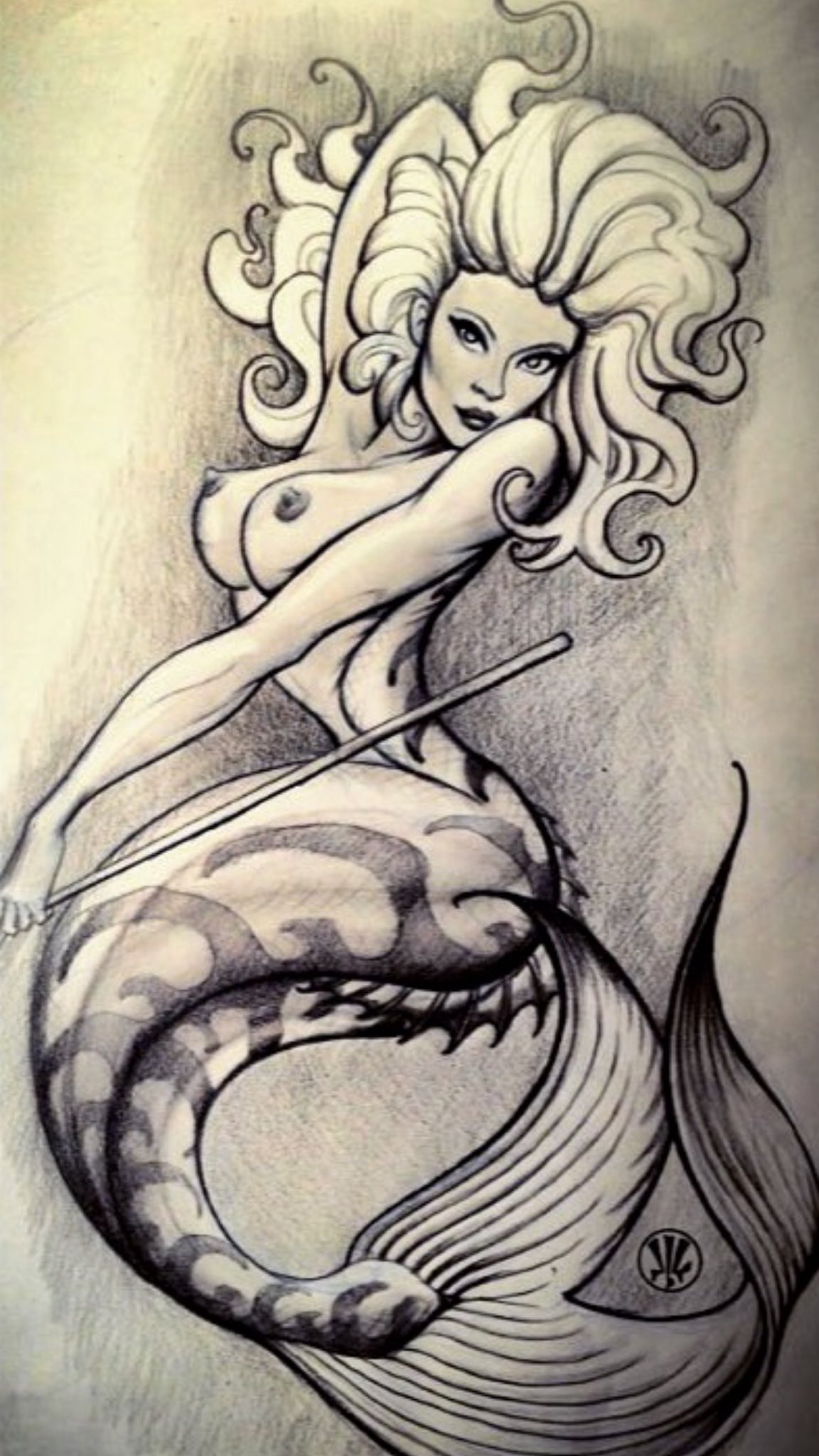 Twitter 上的 Red Sky Studio："Mermaid, tattoo design by Philip J Felix at  RedSkyStudio Tucson AZ #mermaid #tattooartist #Artist #pinup #pinupstyle  #blonde #eroticart #tattoo #tattoodesign #artist #tattooer #sexytattoo  #boobs #tattoos #inkedmodel ...