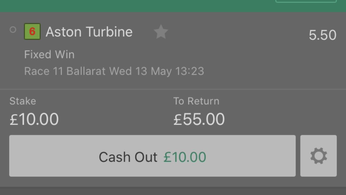 ProBetfairtrade's tweet photo. Our NAP at Ballarat paying 9/2 #betting #tips #gambling https://t.co/DyrO9Dq8tM https://t.co/GzZOxdOpQf