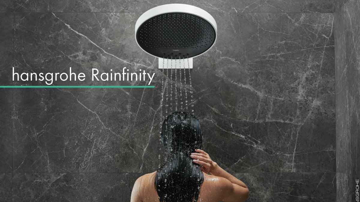 Rainfinity von hansgrohe verspricht Tiefenentspannung für anspruchsvolle Wellness- &amp; Designliebhaber. Die innovativen Kopf- &amp; Handbrausen überzeugen mit unverwechselbarer Optik &amp; verwandeln dank fortschrittlichen Features jedes Bad in einen Wohlfühlort. 👉 bit.ly/2WrMJVv