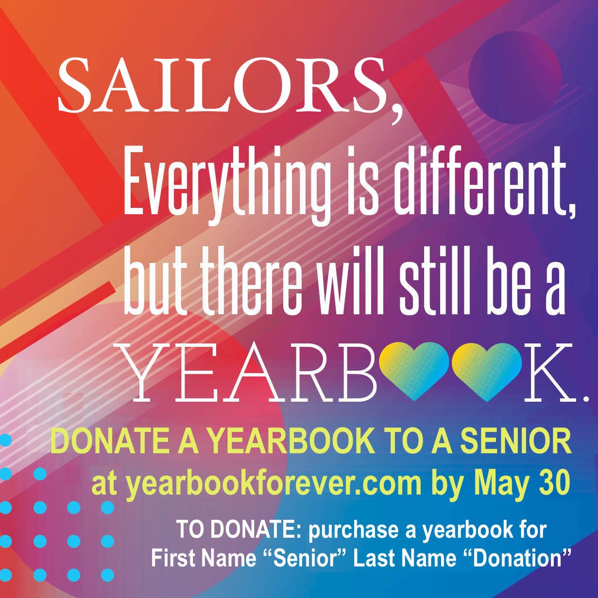Ms_Zgod's tweet photo. In these hard times 100+ Seniors have not been able to purchase their senior yearbook.  Help Seniors hold onto memories by donating this history-making yearbook to a Senior who needs one. Buy a book at https://t.co/ethQZPDoh5 for a student First Name “Senior” Last Name “Donation” https://t.co/oDnK5RpZeV