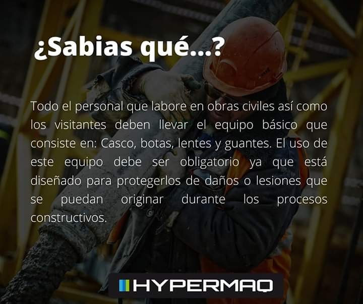 hypermaq's tweet photo. #sabiasque...? #Hypermaq
°Visítanos ---> https://t.co/n1V0kBxLaP
#medidas #prevencion #accidentes #construccion #ingenieriacivil https://t.co/VmicS9i5oo
