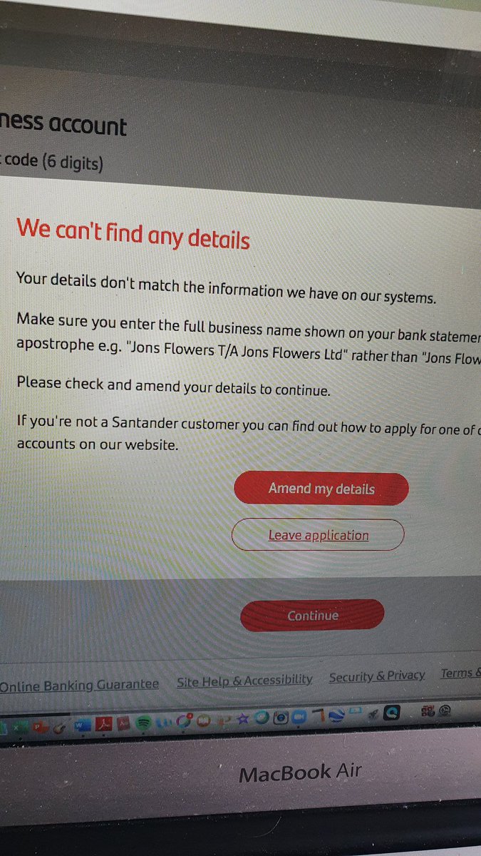 RichardChase1's tweet photo. @santanderukhelp https://t.co/GwCWjrjRXv
