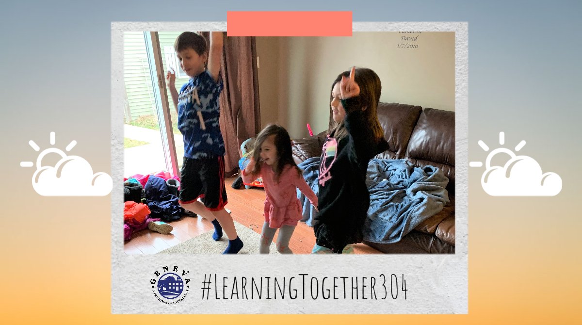 Geneva304's tweet photo. ☀️ Stretch, sketch, or flex ... no matter the activity, we love how students are staying physically &amp; mentally active during this time of remote learning! Thank you for the pictures #Geneva304 families, feel free to share more at communications@geneva304.org. #LearningTogether304 https://t.co/KHDi9mlE4R