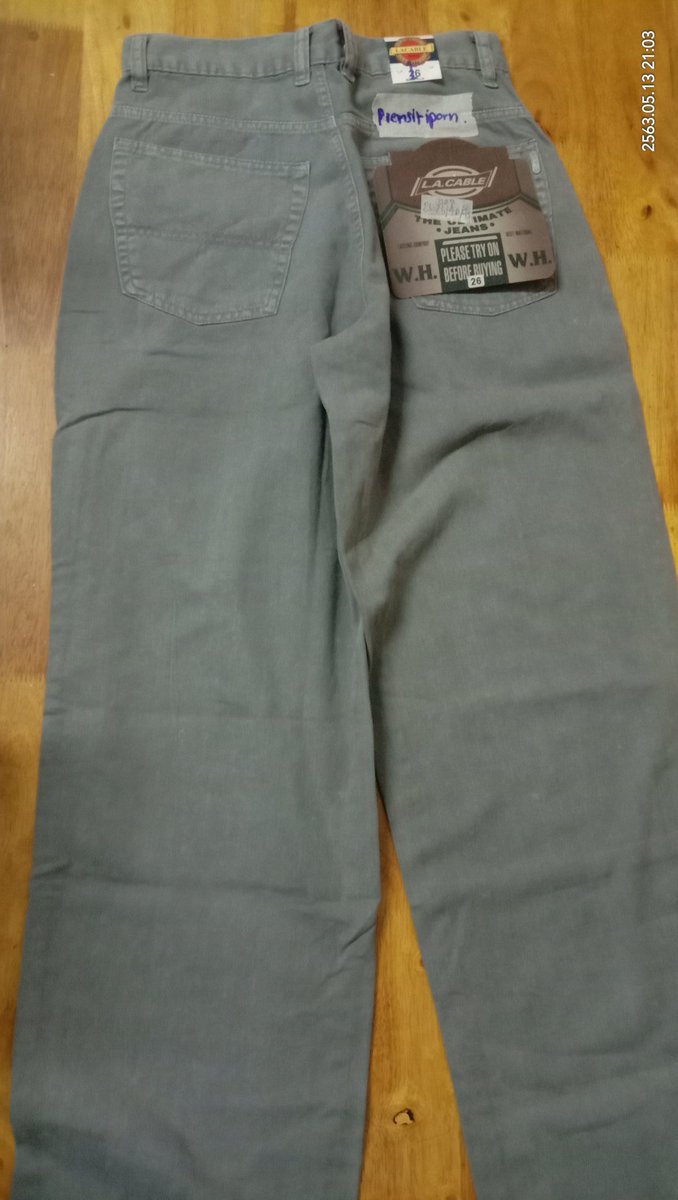 Premiumm44's tweet photo. กางเกงทรงลุงมือ1. 180บาท รวมส่ง
เอว25-26 สะโพก40-43 
#กางเกงวินเทจ #โล๊ะตู้เสื้อผ้า  #โล๊ะตู้
#กางเกงทรงลุง https://t.co/dBvzHZofpC