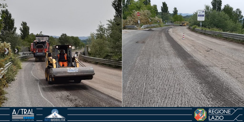 astralmobilita's tweet photo. 🔴🚧🚘#Raccordo #SR657 #Sabina - #Casello #A1 #Soratte
fino al 13 giugno #lavori di pavimentazione a cura di #Astral dal km 0+000 (bivio di #Stimigliano) al km 1+720
code per senso unico alternato
@quotidianolazio @RadiomondoRieti @corrieredirieti @Rietilife
#viabiliLAZ https://t.co/SqoZAwapDu