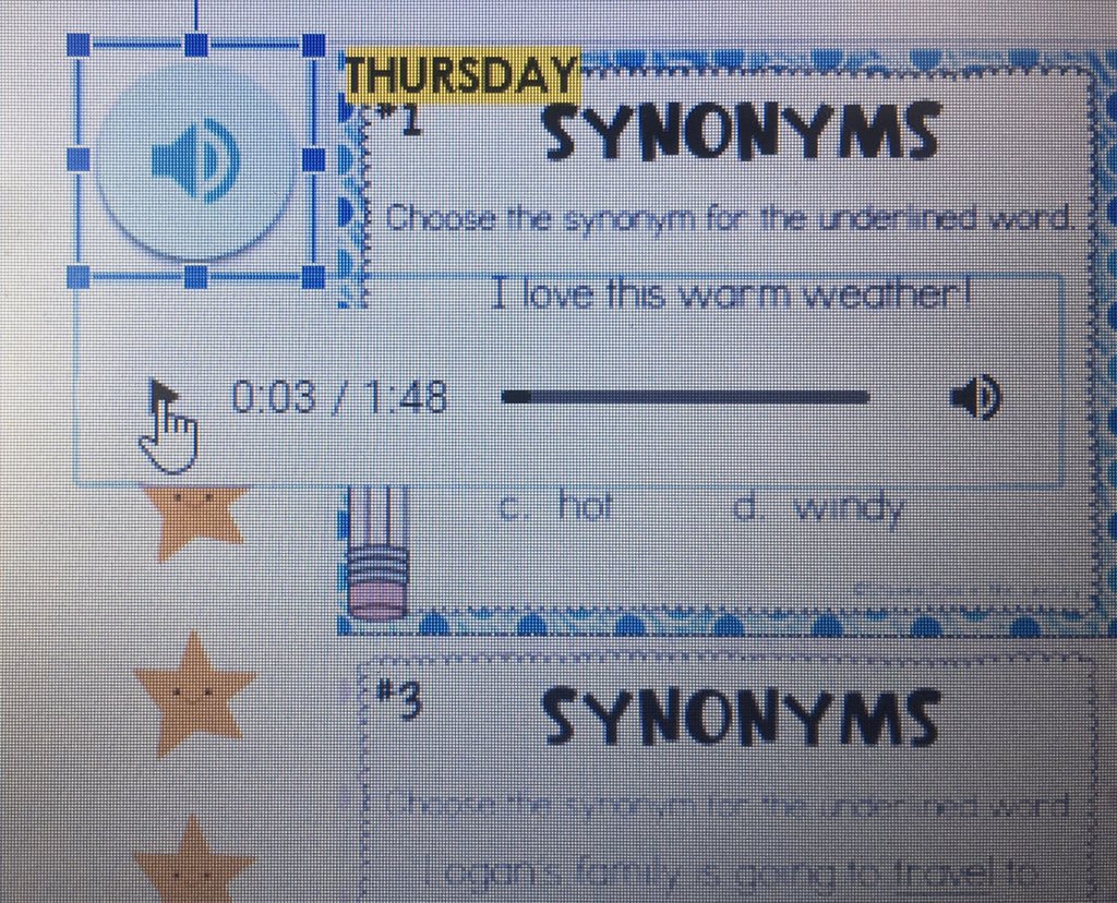 During School @ Home I learned a new way to insert audio into my Google Slides and Forms. This is an accommodation game changer. I will definitely continue this when I’m back in the classroom. 🤩 #CISDRocks @CityViewElem